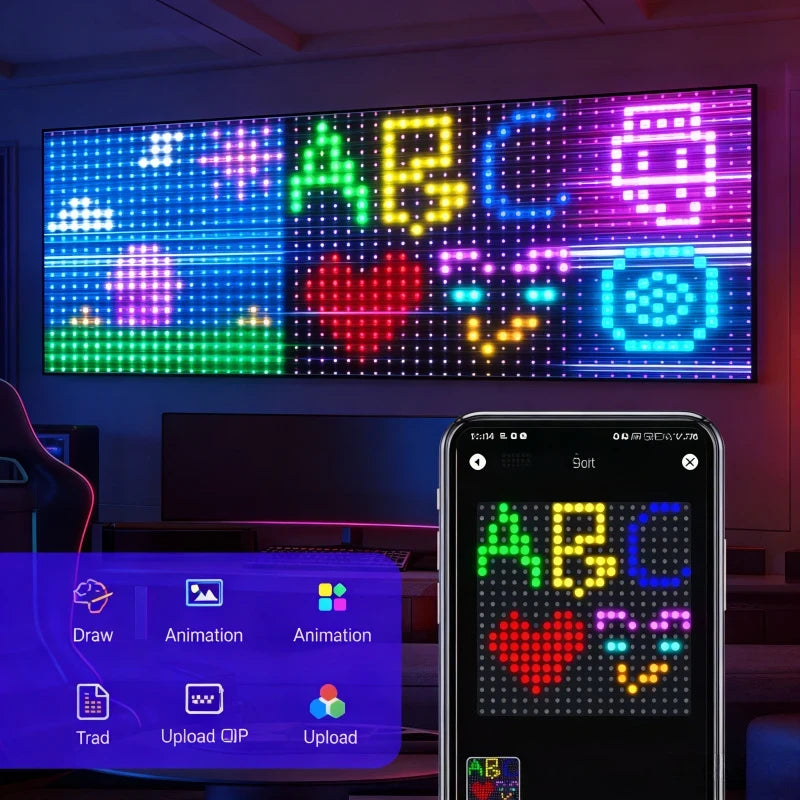 Smart LED Kurtyna Swietlna