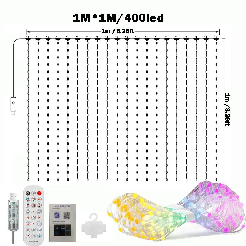 Smart LED Kurtyna Swietlna